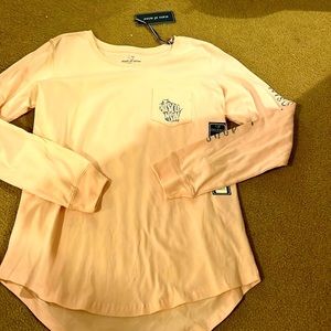 Pink Wisconsin long sleeve T-shirt